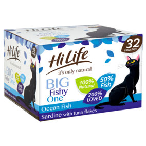 Hilife Natural Cat Pch The Big Fishy One In Jelly 32x70g