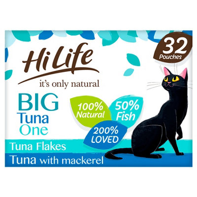 Hilife Natural Cat Pch The Big Tuna One In Jelly 32x70g