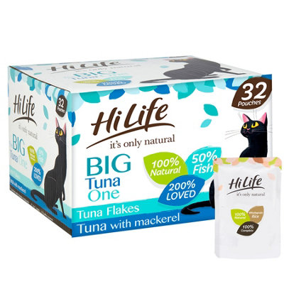 Hilife Natural Cat Pch The Big Tuna One In Jelly 32x70g