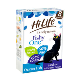 Hilife Natural Cat Pch The Fishy One In Jelly 8x70g (Pack of 4)