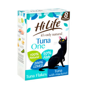 Hilife Natural Cat Pch The Tuna One In Jelly 8x70g (Pack of 4)