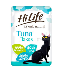 Hilife Natural Cat Pch Tuna Flakes In Jelly 70g (Pack of 18)