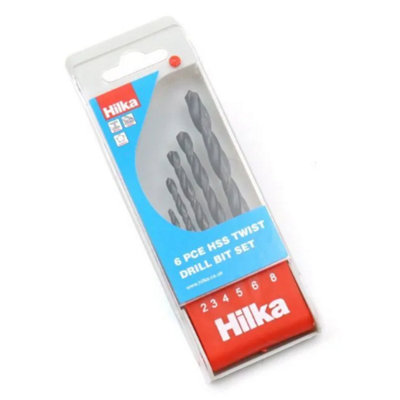 Hilka 6 Piece HSS Drill Bit Set