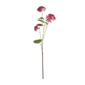 Hill Interiors Artificial Faux Red Autumnal Viburnum Spray Red (One Size)