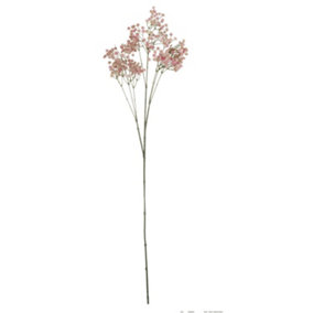 Hill Interiors Artificial Pink Babys Breath Gypsophilia Pink (One Size)