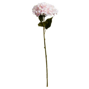 Hill Interiors Artificial Single Stem Hydrangea Pink (One Size)