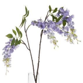 Hill Interiors Artificial Wisteria Plant Lilac (One Size)