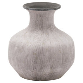 Hill Interiors Bloomville Squat Vase Stone (One Size)