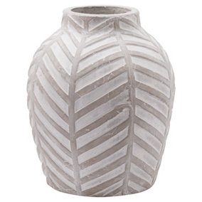Hill Interiors Bloomville Stone Vase Stone (One Size)