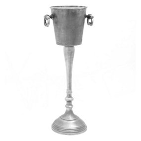 Hill Interiors Cast Iron Wine Cooler Silver (One Size)