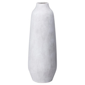 Hill Interiors Darcy Ople Vase Stone (35cm x 15cm x 15cm)