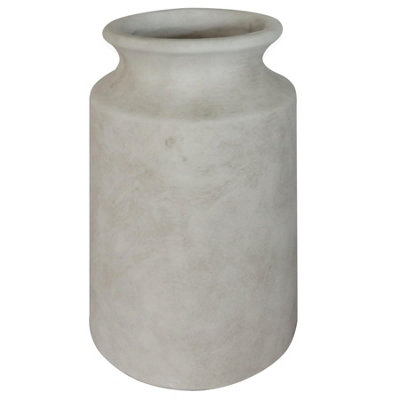 Hill Interiors Darcy Urn Vase Stone (31cm x 19cm x 19cm)