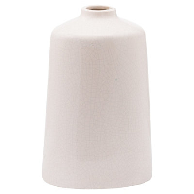 Hill Interiors Garda Glazed Vase White (One Size)