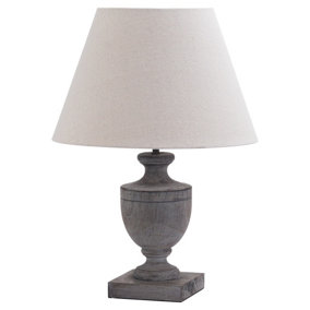 Hill Interiors Incia Urn Table Lamp (UK Plug) Brown (One Size)