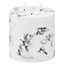 Hill Interiors Luxe Collection Marble Effect 3 Wick Electric Candle White/Black (15cm x 15cm x 15cm)