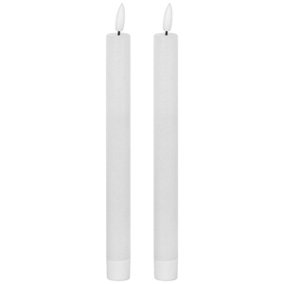 Hill Interiors Luxe Collection Natural Glow Electric Candle (Pack of 2) White (One Size)
