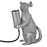 Hill Interiors Marvin The Mouse Table Lamp (UK Plug) Silver (One Size)