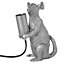 Hill Interiors Marvin The Mouse Table Lamp (UK Plug) Silver (One Size)