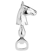 Hill Interiors Nickel Horse Bottle Opener Silver (One Size)
