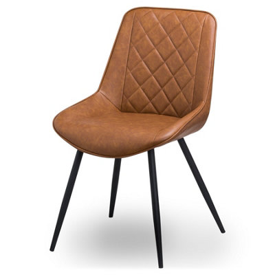 Hill Interiors Oslo Dining Chair Brown (One Size)
