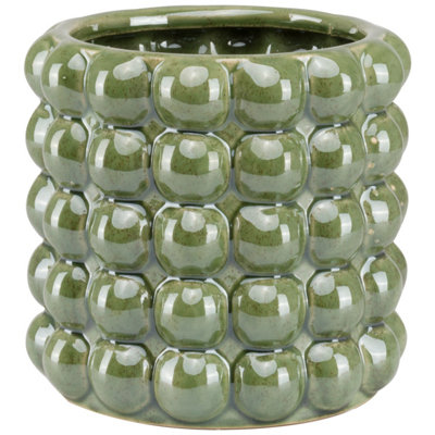 Hill Interiors Seville Collection Bubble Planter Olive (20cm x 20cm x 20cm)