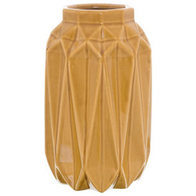 Hill Interiors Seville Collection Vase Ochre Yellow (One Size)