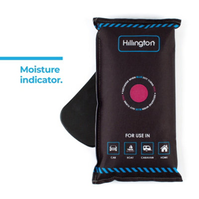 Haltons 1kg Reusable Car Dehumidifier Bag With Indicator