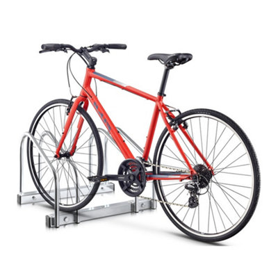 HILLINGTON 2 Bike Stand - Storage Parking Floor Rack or Wall Mount Bicycle Cycle Storage Locking Stand - 4