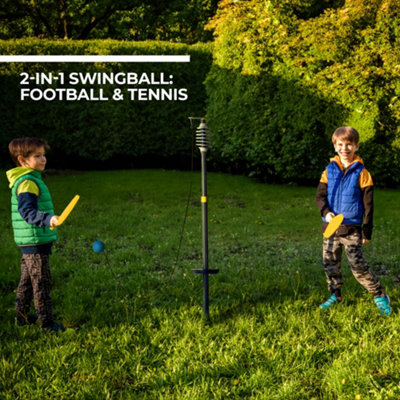 HILLINGTON 2-in-1 Fusion of Swing Football and Tennis Outdoor Garden Game