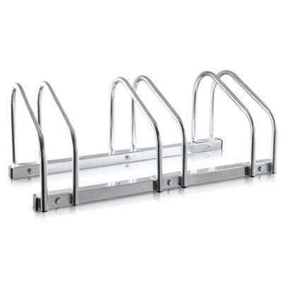 HILLINGTON 3 Bike Stand - Storage Parking Floor Rack or Wall Mount Bicycle Cycle Storage Locking Stand