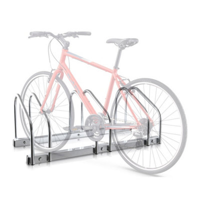 HILLINGTON 3 Bike Stand - Storage Parking Floor Rack or Wall Mount Bicycle Cycle Storage Locking Stand