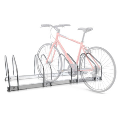 HILLINGTON 4 Bike Stand - Storage Parking Floor Rack or Wall Mount Bicycle Cycle Storage Locking Stand - 4