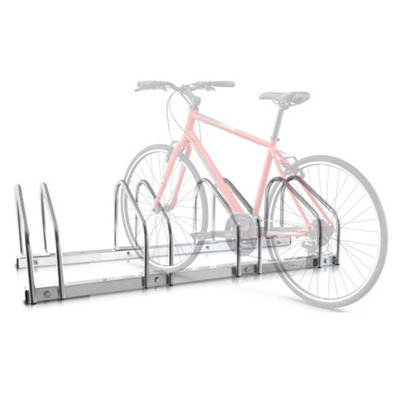 HILLINGTON 4 Bike Stand - Storage Parking Floor Rack or Wall Mount Bicycle Cycle Storage Locking Stand