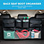 HILLINGTON Backseat Boot Organiser with Convenient Pockets