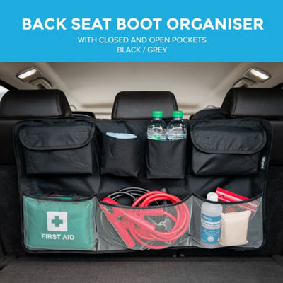HILLINGTON Car Boot Organiser with Convenient Pockets