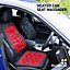 HILLINGTON Heated Car Back Seat Cover with 5 Settings, 12V Universal Cold Winter