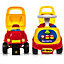 HILLINGTON My First Ride On Kids Toy Car with Under Seat Storage - For Boys, Girls, Toddlers & Infants / RED