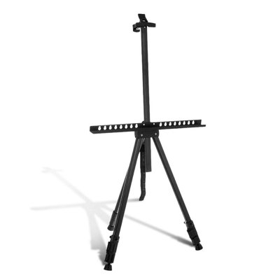 HILLINGTON Professional Folding Field Art Easel - Adjustable Metal Tripod Easel for Painting & Display - 8