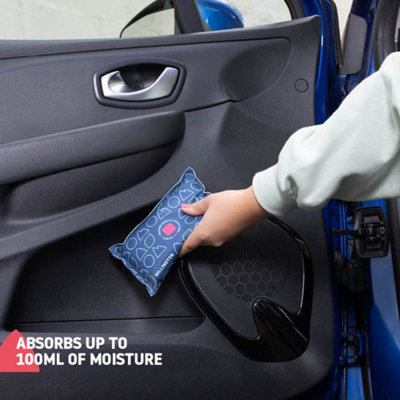 HILLINGTON Set of 2 Portable Reusable Dehumidifier Bags - 250g - 5