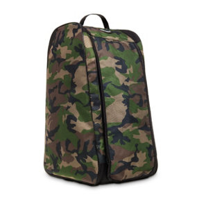 HILLINGTON Wellington Boot Bag - Tough Durable Welly Storage Bag w/ Full Length Double Zip, Reinforced Base & Carry Handle