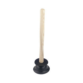 Hills Brushes Force Cup Sink Plunger Brown/Black (16in)