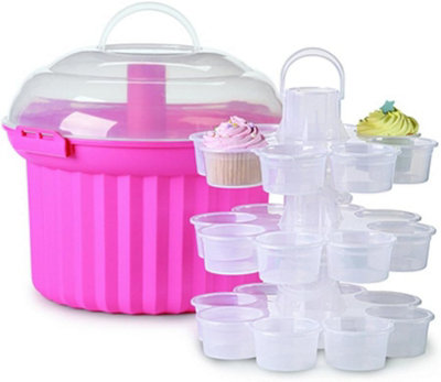 Hilly's Kitchen Cupcake Caddy Holds 24 Cupcakes