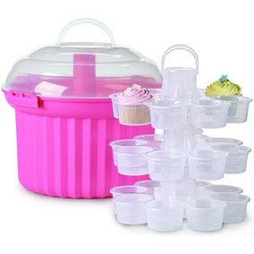 Hilly's Kitchen Cupcake Caddy Holds 24 Cupcakes