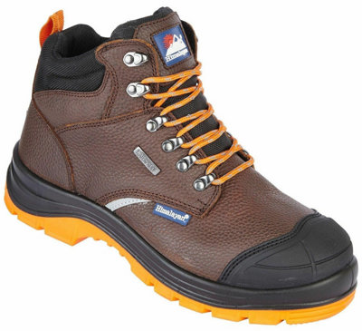 Himalayan Reflecto S3 Brown Waterproof Safety Boots with Steel Toe and Midsole