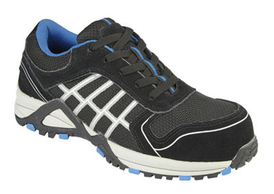Himalayan S1P Blue and Black Metal-Free Composite Toe Safety Trainers