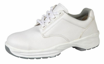 Himalayan S2 white microfibre lace-up food trade steel toe safety shoe 9951