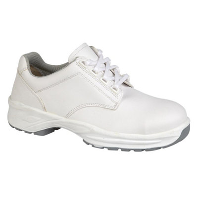 Himalayan S2 white microfibre lace-up food trade steel toe safety shoe 9951