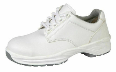 Himalayan S2 white microfibre lace-up food trade steel toe safety shoe 9951
