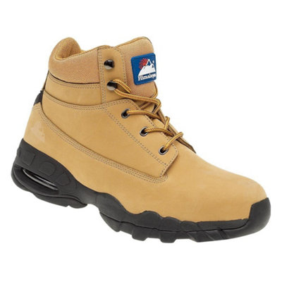 Himalayan SBP wheat nubuck air-bubble steel toe/midsole safety boot 4050