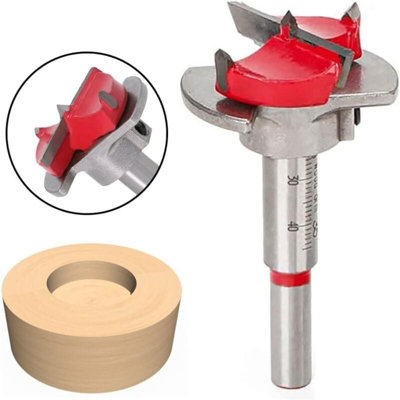 Timco 35mm Hinge Router Hole Cutter Drill Bit For Kitchen Concealed Hinges